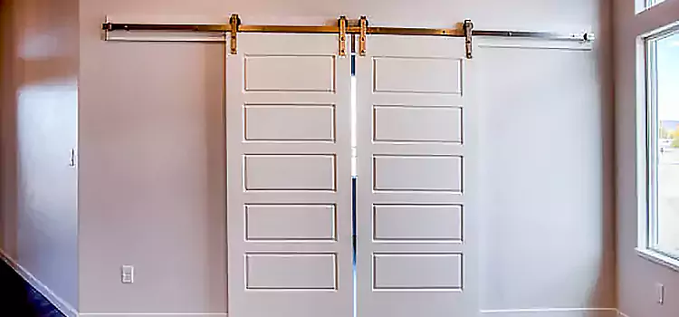 Glass Barn Door with Installation Hardware Kit Bridgeview